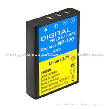 Camera Battery For Fuji NP-120 3.7V 1,200mAh